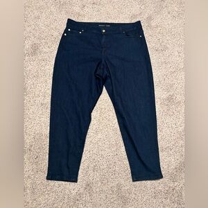 Michael Kors Deep Indigo Slim Straight Jeans